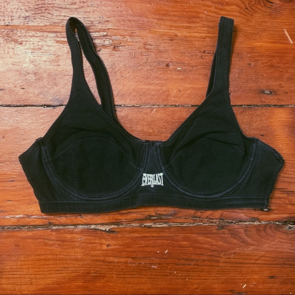 Vintage 90s Everlast Grey Bra